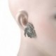 Nincs szín - 2018 Trend Punk stílusú cirkónia nyilatkozat fülbevaló fülbevalók női ékszer ajándék 1db