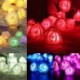 Meleg fehér - Xmas 10 LED rózsa virág húrlámpa tündér esküvői party kerti dekoráció karácsony