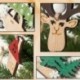 B - 3db Kawaii függő fa karácsonyfa kabin Elk autó dísz lakberendezési Con