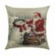 * 12 - 18 &quot Merry Christmas pamutvászon lakberendezési kanapé párnahuzat párnahuzat dekoráció