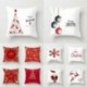 * 25 - Karácsonyi sorozat párnahuzat pamut ágynemű párna párnahuzat dob otthoni dekoráció