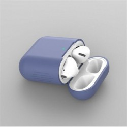 Kék (kulcstartó nélkül) - AirPods szilikon tok   kulcstartó védőburkolat az AirPod töltőtokhoz