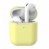 Sárga (kulcstartó nélkül) - AirPods szilikon tok   kulcstartó védőburkolat az AirPod töltőtokhoz