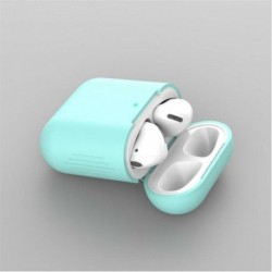 Menta zöld (kulcstartó nélkül) - AirPods szilikon tok   kulcstartó védőburkolat az AirPod töltőtokhoz