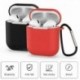 Menta zöld (kulcstartó nélkül) - AirPods szilikon tok   kulcstartó védőburkolat az AirPod töltőtokhoz