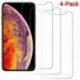iPhone 7 (4-Pack) - Képernyővédő edzett üveg film iPhone 6 7 8 Plus X XR XS Max 11 Pro készülékhez
