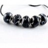 9 * - 5db SILVER MURANO GLASS BEAD Fit European Charm karkötő ékszer készítés
