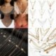 * 40 Ezüst Infinity & Cross - Női többrétegű hosszú lánc medál Crystal Choker nyaklánc 2020 divatékszer