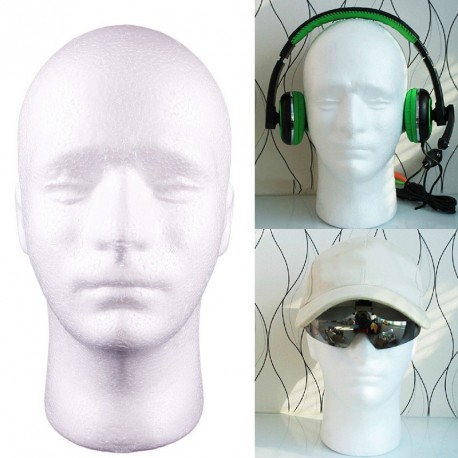 Hungarocell férfi fej modell Mannequin kirakat
