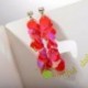 fehér - Női divat flitter fülbevalók hosszú bojt rojt Boho Dangle fülbevalók ékszerek
