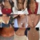 * 44 Dupla kör - Női Boho többrétegű hosszú lánc medál kristály nyaklánc choker gallér ékszerek