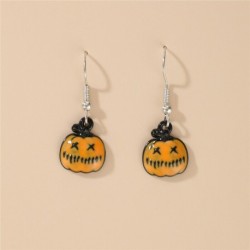 * 2 - 1 pár Halloween buli tök szellem fülcsavar dangle karika csepp fülbevaló ékszer