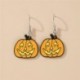 * 2 - 1 pár Halloween buli tök szellem fülcsavar dangle karika csepp fülbevaló ékszer