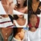 * 6 Shell Cross arany nyaklánc - Boho női többrétegű hosszú lánc medál Crystal Choker nyaklánc ékszer ajándék