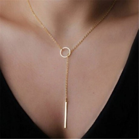 * 67 Egyszerű nyaklánc - Boho női többrétegű hosszú lánc medál Crystal Choker nyaklánc ékszer ajándék