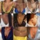 * 67 Egyszerű nyaklánc - Boho női többrétegű hosszú lánc medál Crystal Choker nyaklánc ékszer ajándék