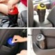 Kék - Autós kuka szervező Szemetes tartó gépkocsik tároló táska kiegészítők automatikus ajtóülés hátsó