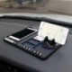 Fekete - Autó csúszásgátló szőnyeg Autós telefon tartó csúszásgátló, ragadós csúszásgátló műszerfalra