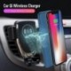 Univerzális automatikus USB valódi gyors Qi vezeték nélküli töltő töltő autó levegő kimeneti tartó GPS állvány