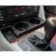 Fekete - Prémium fekete első pohártartó BMW E39 5-es sorozathoz 1997-2003 525i 528i 530i 540i M5 SA358 T91 autótartókhoz