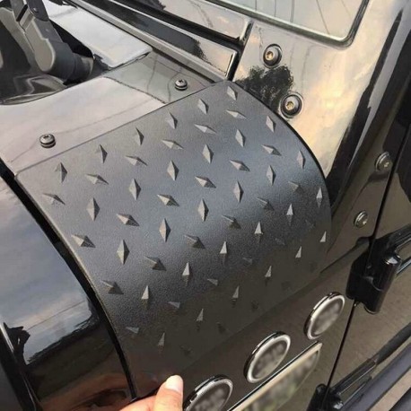 Jeep Wrangler karosszéria oldalsó hátsó burkolólemez ABS fekete termoplasztikus tartós autóstílus Auto kiegészítők