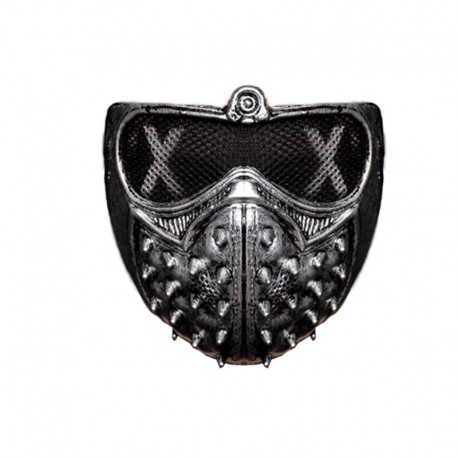 Ezüst - Halloween Punk Devil COS Anime Stage Performance Mask Hip-hop Rivet Dead God Cool Accessories Sliver / Gold / Black