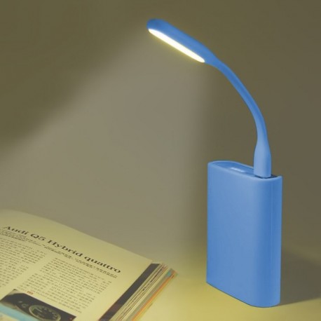 kék - Többszínű mini USB LED világító számítógépes lámpa notebook PC laptop éjszakai olvasásához