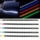piros - 2PC 15 LED 30cm 1210 SMD LED szalag fény rugalmas 12V autó dekor vízálló belső kiegészítők dísztárgyak Auto