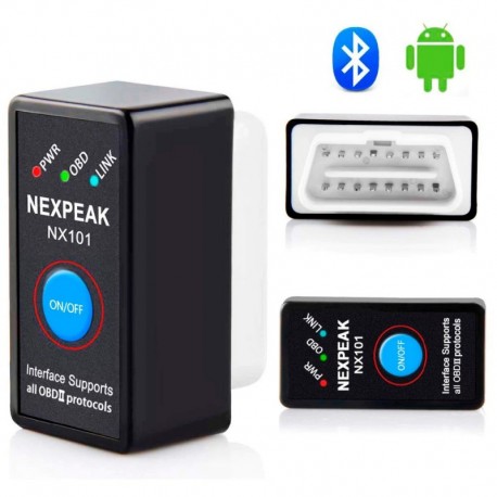 2019 új Mini OBD2 Eml327 V1.5 Bluetooth adapter autós automatikus diagnosztikai szkenner Android / PC gépjármű-leolvasóhoz