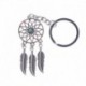 Ezüst fém kulcstartó gyűrű toll bojt álomfogó kulcstartó kulcstartó ajándék dekorációs medál újévi ajándék