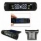 Univerzális abroncsnyomás-figyelő rendszer Vezeték nélküli TPMS-monitor napelemes LCD kijelző 4 külső érzékelővel 6