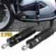 Kiváló minőségű 2db CNC alumínium univerzális motorkerékpár motorkerékpár összecsukható lábtartó lábtartó