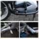 Kiváló minőségű 2db CNC alumínium univerzális motorkerékpár motorkerékpár összecsukható lábtartó lábtartó