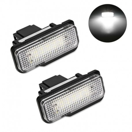 2db autós LED rendszámtábla világítás Mercedes W211 W203 5D W219 R171-hez Nincs hiba