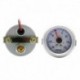 A sallingon! 2 &quot 52mm-es turbó nyomásmérő Psi (0 ~ 20) Psi autónyomásmérő autómérő 12V Gyors szállítás CSV