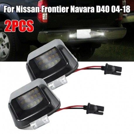 Nissan Frontier Navara D40 Suzuki Pickup fehér LED rendszámtábla lámpához 04-18