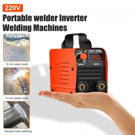 Kiváló minőségű zx7 sorozatú egyenáramú inverter ARC hegesztő 220V IGBT hegesztőgép 250 amperes kezdő könnyű,