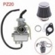 20 mm-es PZ20 karburátor szénhidrátkészlet 50cc 70cc 90cc 100cc 110cc ATV porlasztóhoz