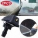 AKCIÓ 1 pár 8 mm-es közös méretű autó szélvédőmosó fúvóka spray-csere 360 fokos állítható, fekete Gyors