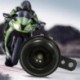 12V 1.5A 105db univerzális motorkerékpár elektromos kürt készlet vízálló kerek hangos kürt hangszórók robogó moped