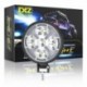 01 - AKCIÓ 48W 1200LM LED Munkafény Mini kerek LED fény Szuper fényes nappali fehér Sárga módosított fény autó