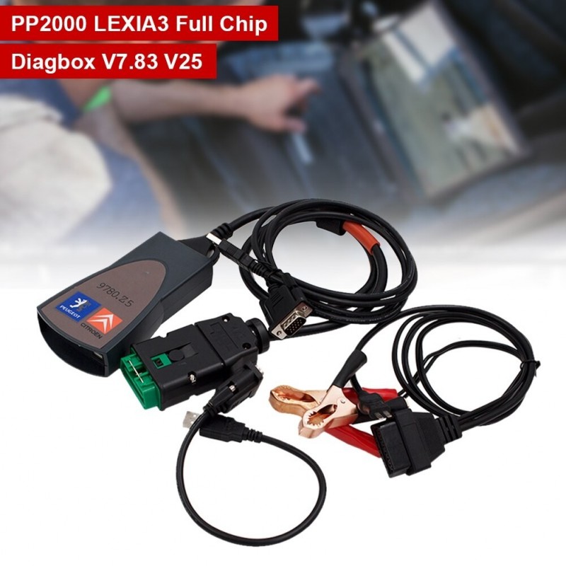 Forró új PP2000 Lexia 3 automatikus szerszámkészlet Diagnosztikai szkenner  átlós doboz a Citroen Peugeot diagnosztikai