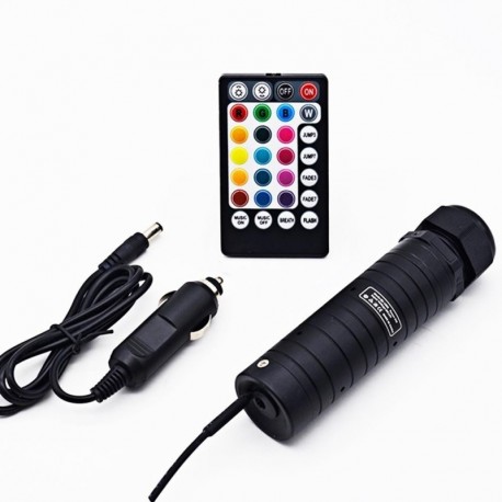100 db - Autó tetőcsillag-fények DC12V 6W RGB LED műanyag száloptikai fény RF távirányító 2M 0,75 mm 100 ~ 200db
