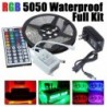 UK dugó - RGB 5050 SMD LED szalagfény RGB 5M szalagos dióda DC távirányítóval