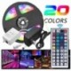 EU csatlakozó - RGB 5050 SMD LED szalagfény RGB 5M szalagos dióda DC távirányítóval