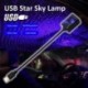 Bule - 12V USB belső autós légkör fényei romantikus csillagos égbolt fénybeállítása csillaglámpa autók kivetítő
