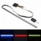 RGB - 22 hüvelykes 48LED RGB autós szkenner fény Rider villogó fényszalag   távvezérelt lámpák az automatikus gyors