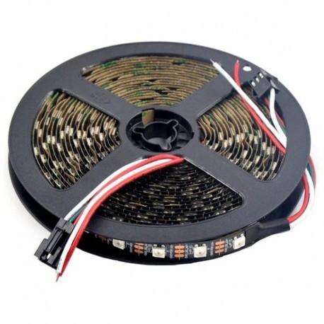 WS2812B RGB 5050SMD Rugalmas NYÁK Teljes színű LED Pixel Strip Dream Color IP67 Vízálló LED Képernyő LED falhoz Csak