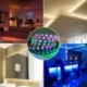 WS2812B RGB 5050SMD Rugalmas NYÁK Teljes színű LED Pixel Strip Dream Color IP67 Vízálló LED Képernyő LED falhoz Csak