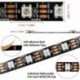 WS2812B RGB 5050SMD Rugalmas NYÁK Teljes színű LED Pixel Strip Dream Color IP67 Vízálló LED Képernyő LED falhoz Csak